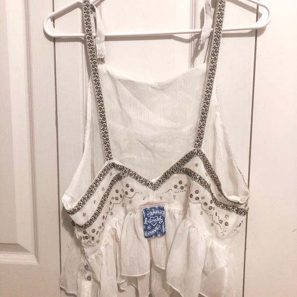 NWT Free People Beaded Top - Picture 2 of 3